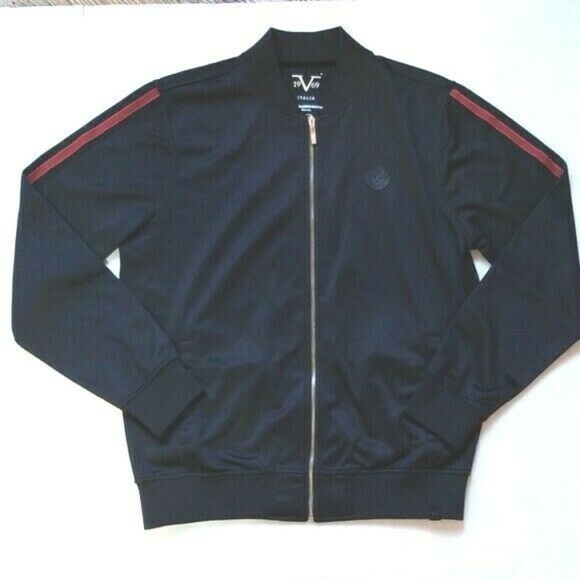 V1969 Versace Other - VERSACE ITALIA V1969 BLACK FULL ZIP TRACK JACKET M